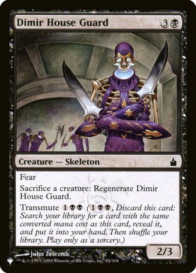 Dimir House Guard PLST-RAV-83 The List Magic card