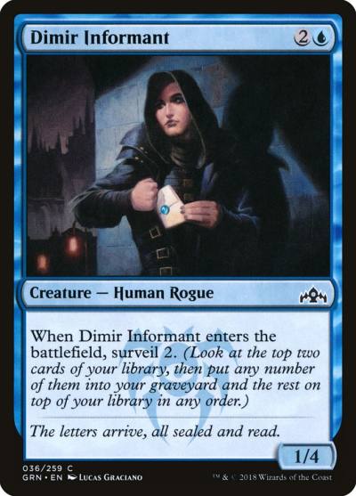 Dimir Informant 36 Guilds of Ravnica Magic card