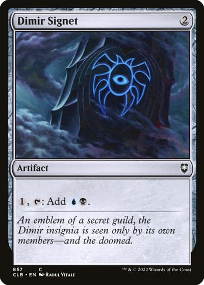 Dimir Signet CLB-857 Commander Legends: Battle for Baldur's Gate Magic card