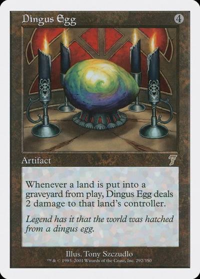 Dingus Egg 7ED-292 Seventh Edition Magic card