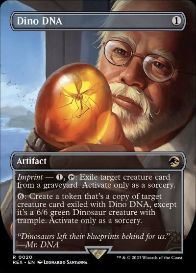 Dino DNA REX-20 Jurassic World Collection Magic card