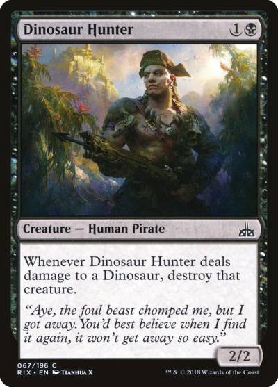Dinosaur Hunter RIX-67 Rivals of Ixalan Magic card