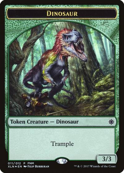 Dinosaur // Treasure F17-11 Friday Night Magic 2017 Magic card