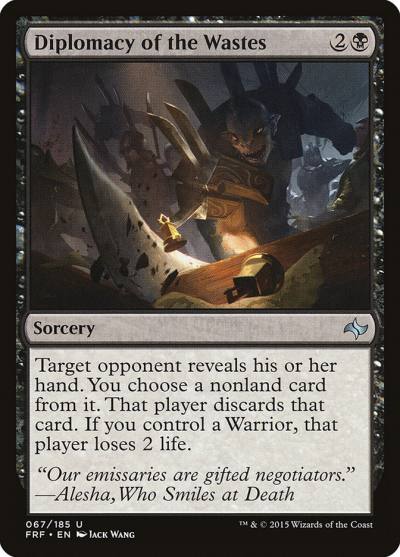 Diplomacy of the Wastes FRF-67 Fate Reforged Magic card