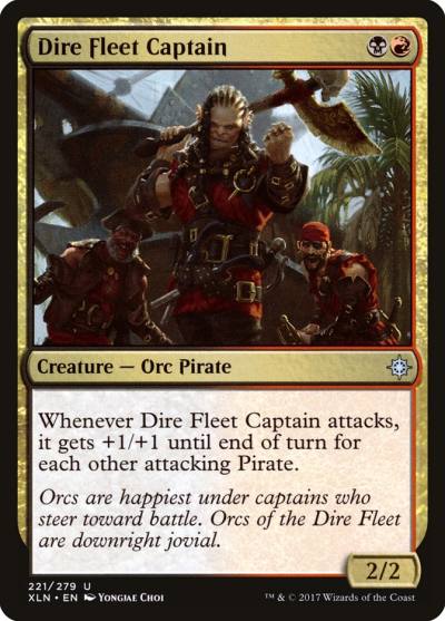 Dire Fleet Captain 221 Ixalan Magic card