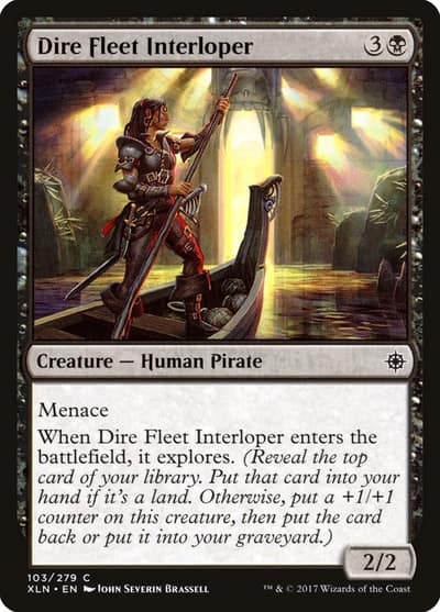 Dire Fleet Interloper 103 Ixalan Magic card