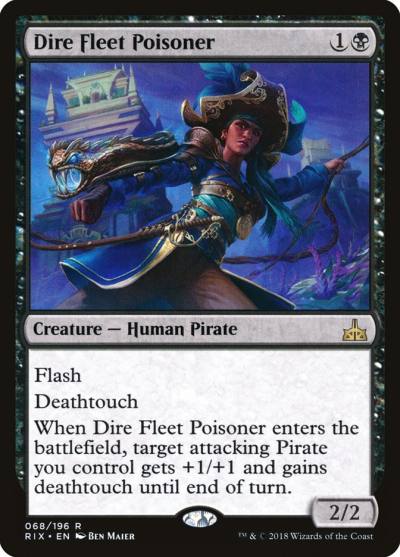 Dire Fleet Poisoner RIX-68 Rivals of Ixalan Magic card