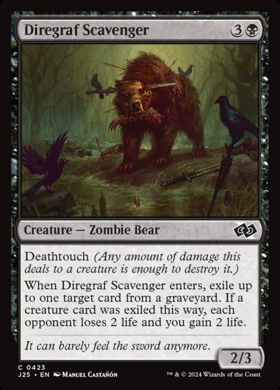 Diregraf Scavenger J25-423 Foundations Jumpstart Magic card