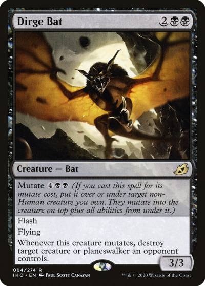 Dirge Bat IKO-84 Ikoria: Lair of Behemoths Magic card