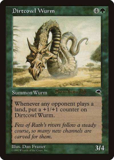 Dirtcowl Wurm PTMP-221 Tempest Promos Magic card