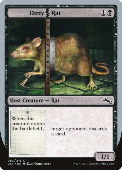 Dirty Rat UST-53 Unstable Magic card