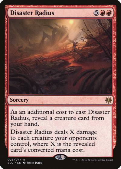 Disaster Radius E02-26 Explorers of Ixalan Magic card