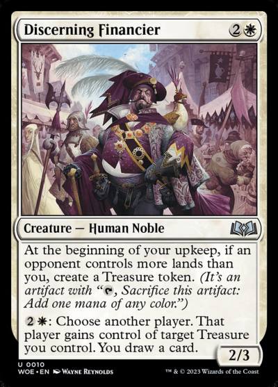 Discerning Financier WOE-10 Wilds of Eldraine Magic card