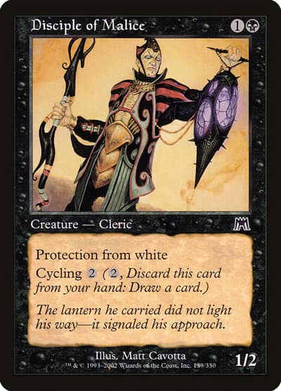 Disciple of Malice 139 Onslaught Magic card