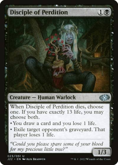 Disciple of Perdition J22-23 Jumpstart 2022 Magic card