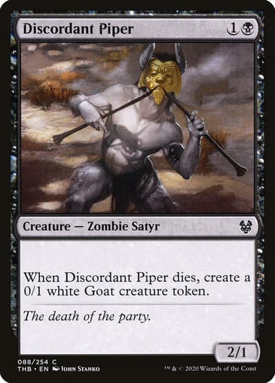 Discordant Piper 88 Theros Beyond Death Magic card