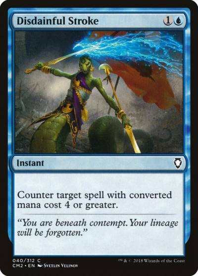 Disdainful Stroke CM2-40 Commander Anthology Volume II Magic card