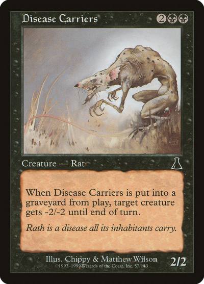 Disease Carriers 57 Urza's Destiny Magic card