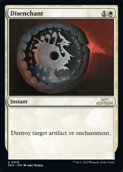 Disenchant 30A-18 30th Anniversary Edition Magic card