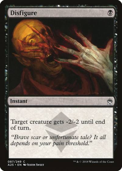 Disfigure A25-87 Masters 25 Magic card