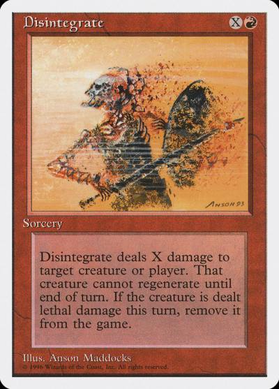 Disintegrate ITP-31 Introductory Two-Player Set Magic card