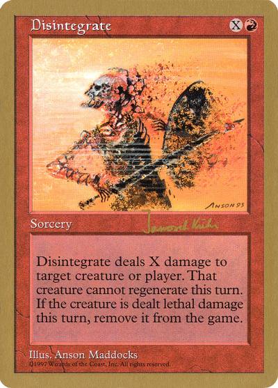 Disintegrate WC97-JK219 World Championship Decks 1997 Magic card