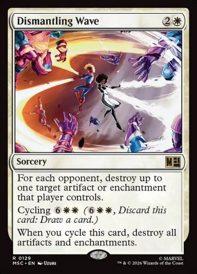 Dismantling Wave MSC-129 Marvel Super Heroes Commander Magic card