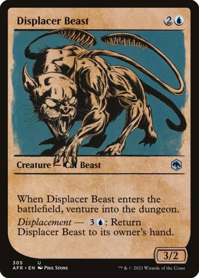Displacer Beast AFR-305 Adventures in the Forgotten Realms Magic card
