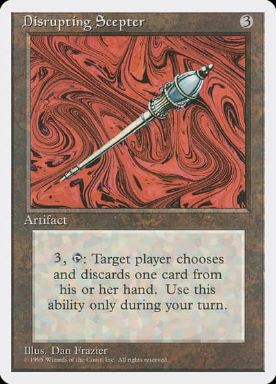 Disrupting Scepter 4ED-316 Fourth Edition Magic card