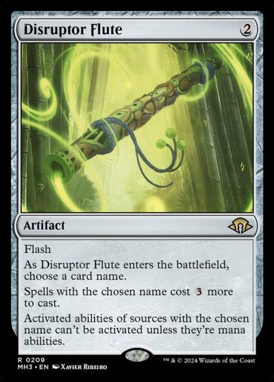 Disruptor Flute MH3-209 Modern Horizons 3 Magic card