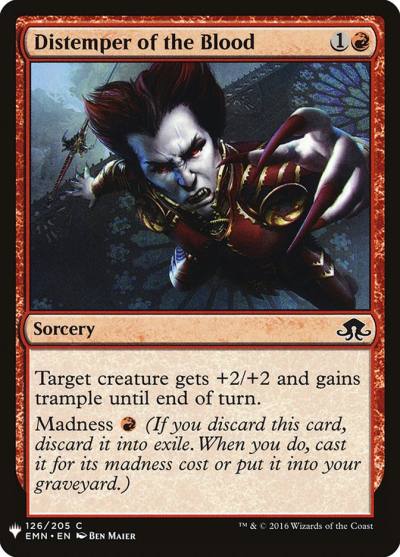 Distemper of the Blood PLST-EMN-126 The List Magic card