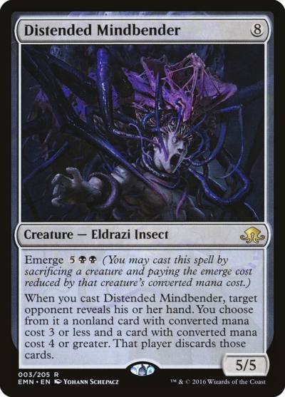 Distended Mindbender EMN-3 Eldritch Moon Magic card