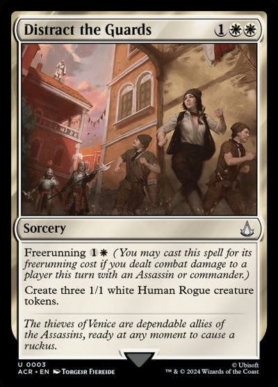 Distract the Guards ACR-3 Assassin's Creed Magic card
