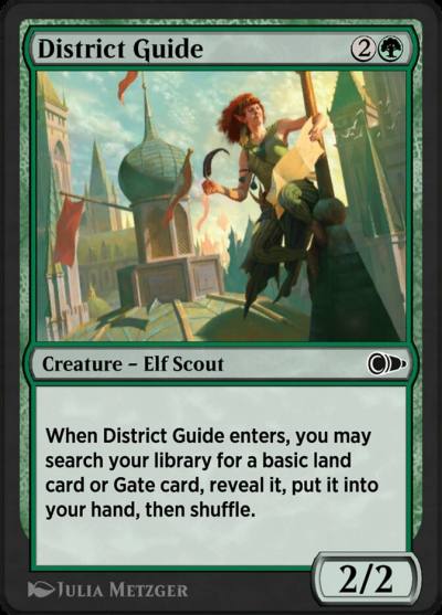 District Guide PIO-172 Pioneer Masters Magic card