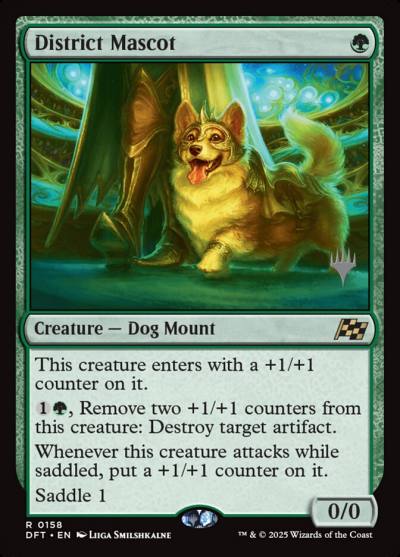 District Mascot PDFT-158P Aetherdrift Promos Magic card