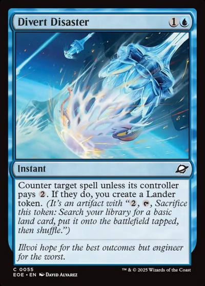 Divert Disaster EOE-55 Edge of Eternities Magic card
