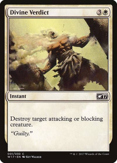 Divine Verdict W17-1 Welcome Deck 2017 Magic card