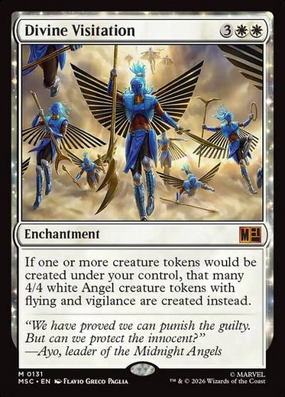 Divine Visitation MSC-131 Marvel Super Heroes Commander Magic card