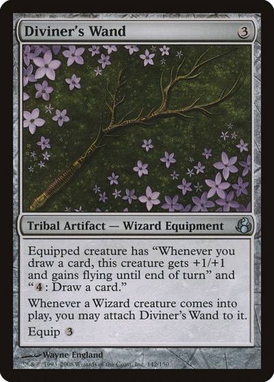 Diviner's Wand 142 Morningtide Magic card