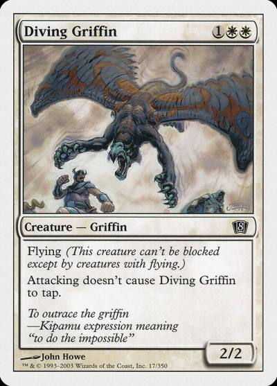 Diving Griffin 8ED-17 Eighth Edition Magic card