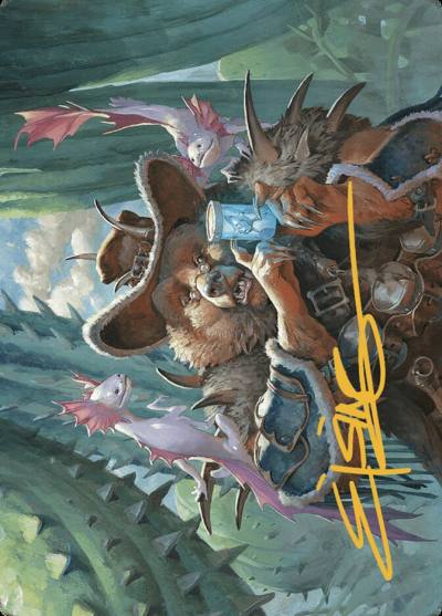 Doc Aurlock, Grizzled Genius // Doc Aurlock, Grizzled Genius AOTJ-21 Outlaws of Thunder Junction Art Series Magic card