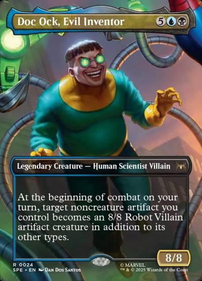 Doc Ock, Evil Inventor SPE-24 Marvel's Spider-Man Eternal Magic card