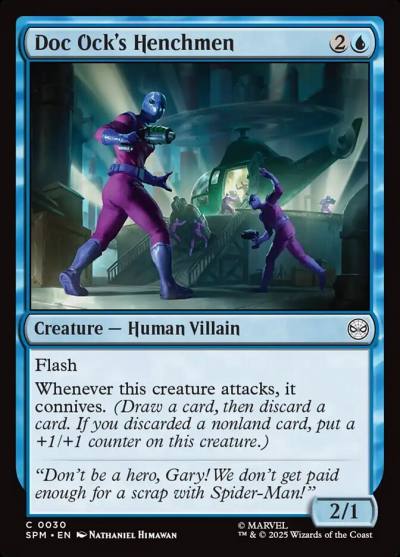 Doc Ock's Henchmen SPM-30 Marvel's Spider-Man Magic card