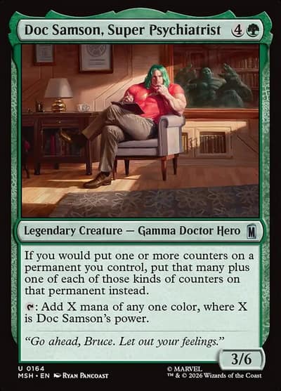 Doc Samson, Super Psychiatrist 164 Marvel Super Heroes Magic card