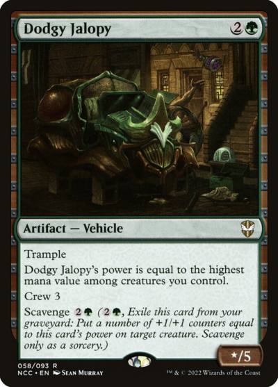 Dodgy Jalopy NCC-58 New Capenna Commander Magic card