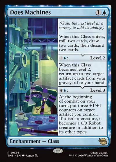 Does Machines TMT-34 Teenage Mutant Ninja Turtles Magic card