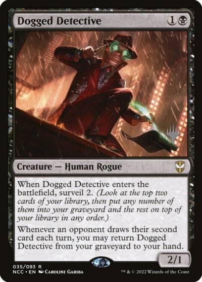 Dogged Detective PNCC-35P New Capenna Commander Promos Magic card