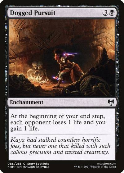 Dogged Pursuit KHM-85 Kaldheim Magic card