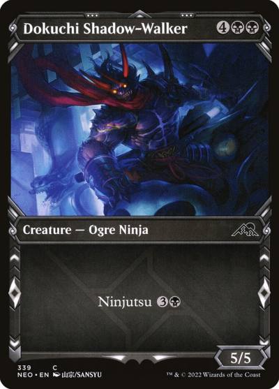 Dokuchi Shadow-Walker NEO-339 Kamigawa: Neon Dynasty Magic card
