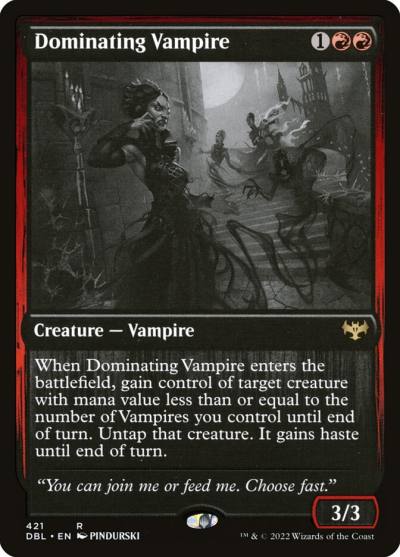 Dominating Vampire DBL-421 Innistrad: Double Feature Magic card